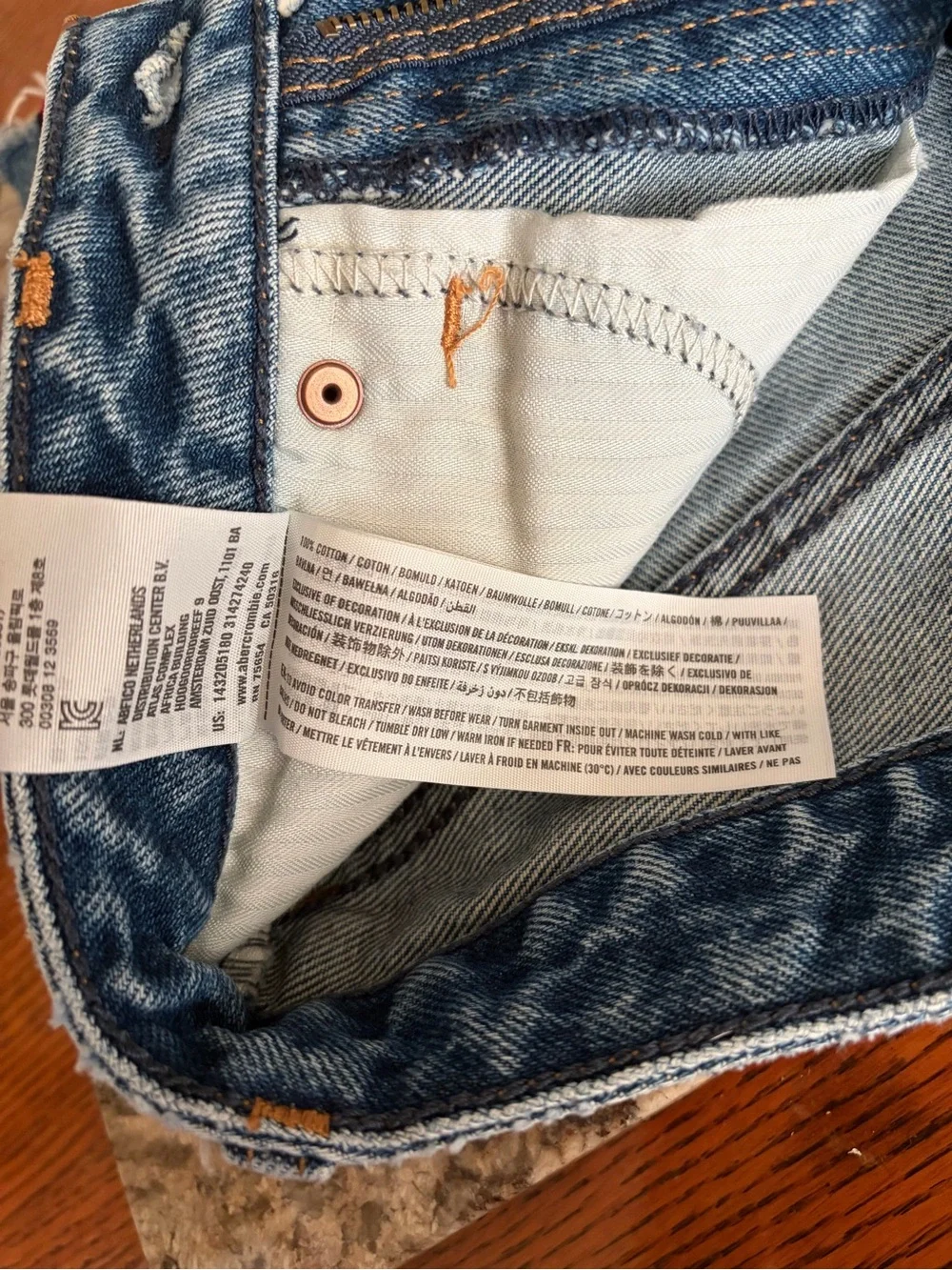 Abercrombie & Fitch Zoe Denim Micro Jean Skirt